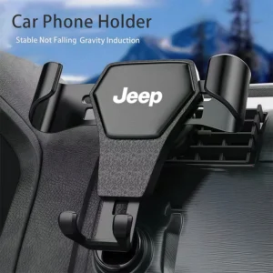 gravity car phone holder air vent gps stand accessories for jeep wrangler grand cherokee compass gladiator avenger wagoneer jl