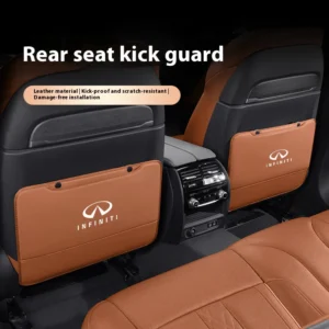 car seat back protection anti kick pad rear seat storage bag for infiniti q30 q80 q70 q60 q50 qx60 qx50 qx80 qx55 qx70 esq ex
