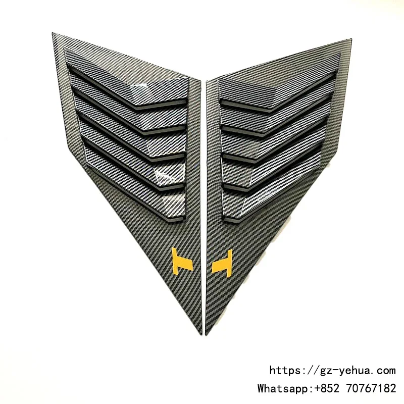for changan uni t unit 2020 2023 rear quarter window cover carbon fiber look decorative automobiles parts accesorios para auto for changan uni t unit 2020 2023 rear quarter window cover carbon fiber look decorative automobiles parts accesorios para auto