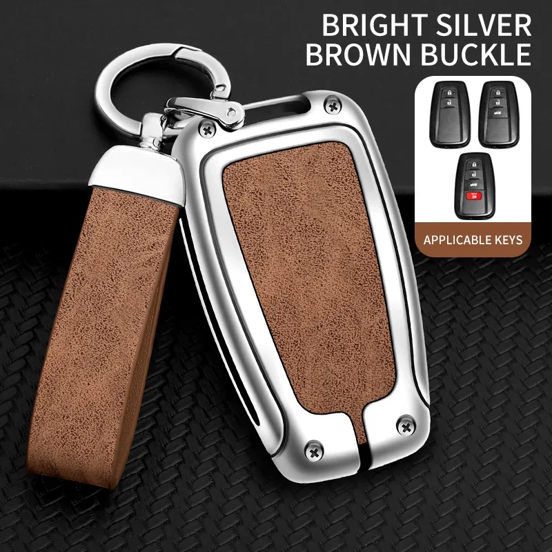 zinc alloy leather tpu car remote key bag for toyota highlander camry corolla rav4 prado 2018 2020 2021 2010. 22 zinc alloy leather tpu car remote key bag for toyota highlander camry corolla rav4 prado 2018 2020 2021 2010. 22