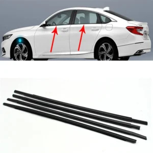 for honda accord 10th generation 2018 2019 2020 2021 car window door belt weatherstrip seal trims deflector styling