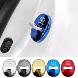 4 pieces metal steel car door lock cover for lexus es350 es240 is250 is300 es260 gs300 is250 rc ls500 ct200h rx450h accessorie