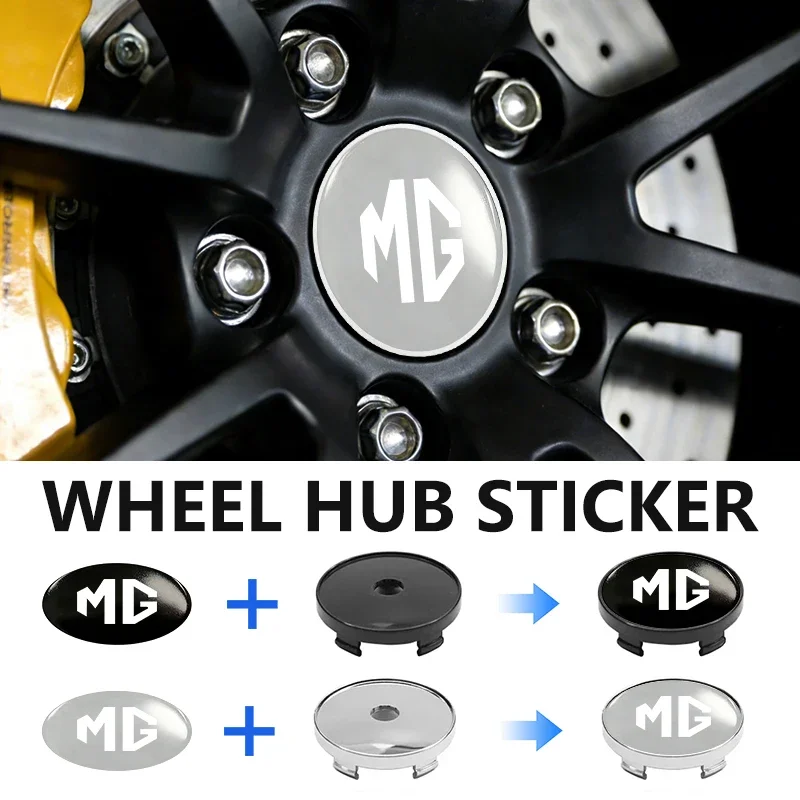 4pcs car aluminum alloy wheel center cap badge tire hub stickers for mg hs ehs 3 5 6 7 gt rx5 zt rx8 4pcs car aluminum alloy wheel center cap badge tire hub stickers for mg hs ehs 3 5 6 7 gt rx5 zt rx8
