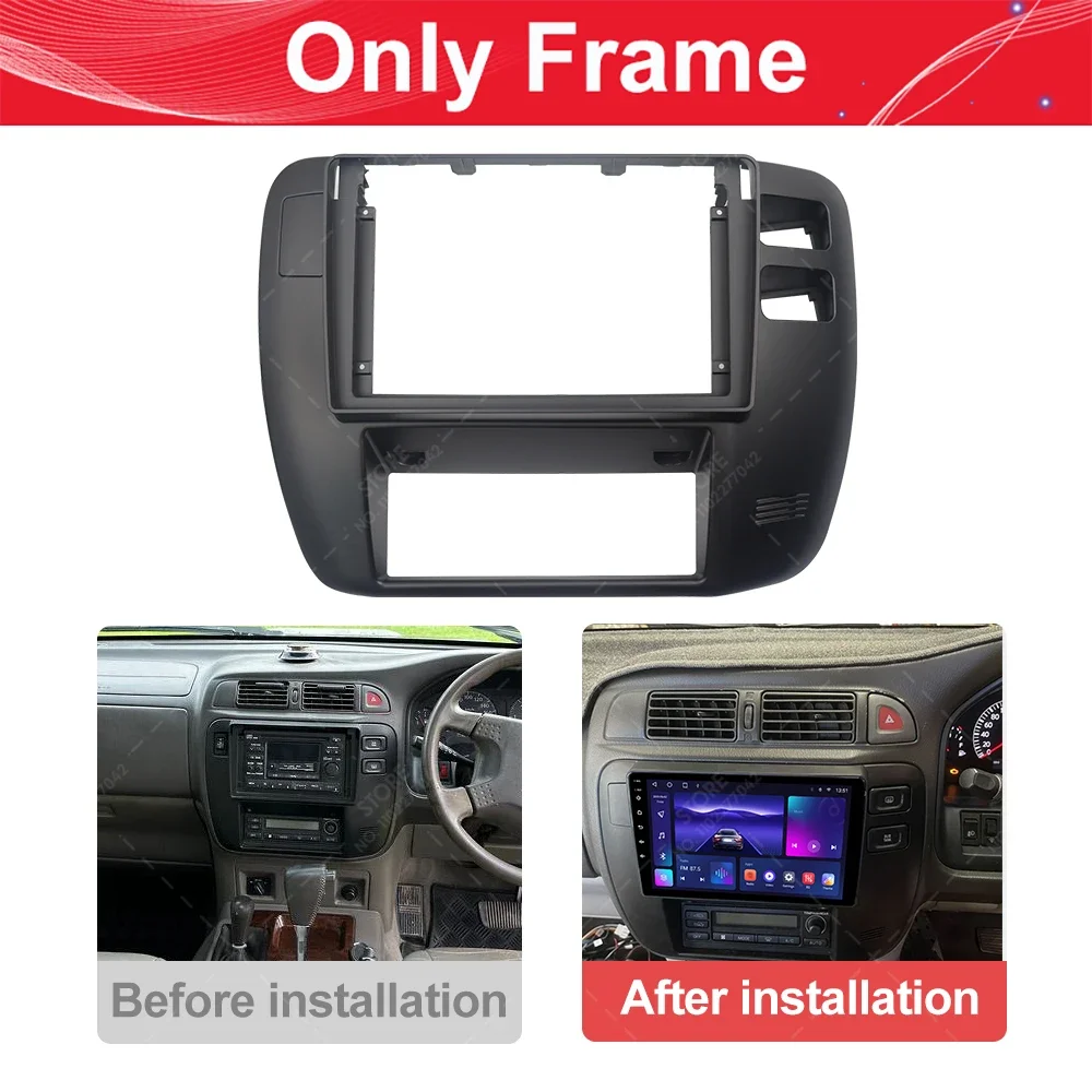 for nissan patrol y61 1997 2005 9 inch 2din car radio fascia auto stereo audio player panel dash kit frame center console holder for nissan patrol y61 1997 2005 9 inch 2din car radio fascia auto stereo audio player panel dash kit frame center console holder