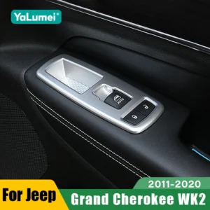 for jeep grand cherokee wk2 2011 2014 2015 2016 2017 2018 2019 2020 accessories car door window glass lift switch button cover