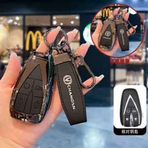 car remote key case cover keychain for changan cs35 plus cs75plus cs55plus eado uni t oushang x5 x7 ev accessories