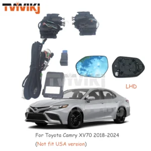 side rearview mirror auto folding motor upgrade kit module for toyota camry xv70 lhd 2018 2024 folding kit car mirrors