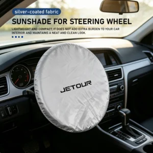 for jetour summer car steering wheel anti heat sun shade cover x70 x70sm x90 x95 dashing i dm t2 t3 traveler‌ c dm
