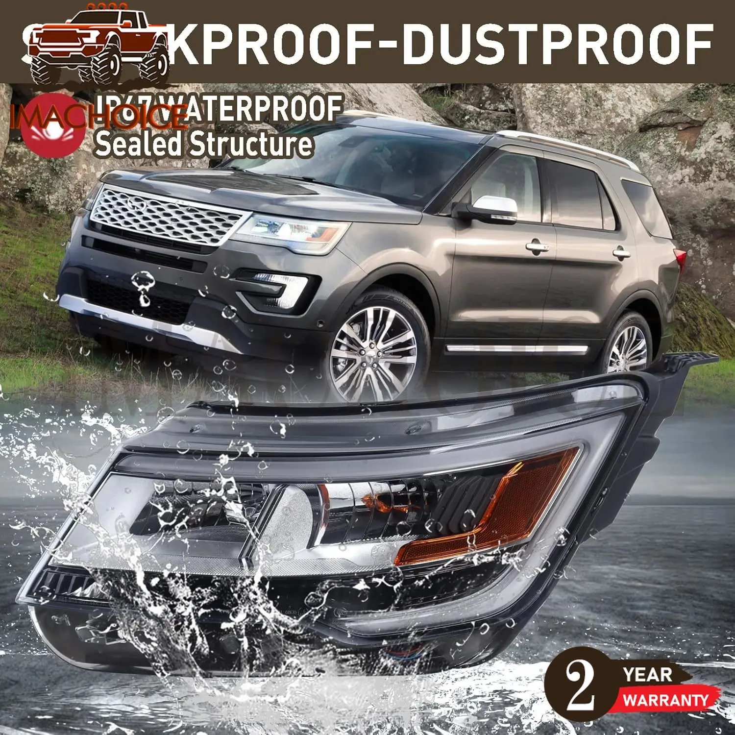 lh & rh led headlights assembly suitable for 2016 2019 ford explorer sport/limited/xlt/platinum fb5z13008n fb5z13008b fo2518130 lh & rh led headlights assembly suitable for 2016 2019 ford explorer sport/limited/xlt/platinum fb5z13008n fb5z13008b fo2518130