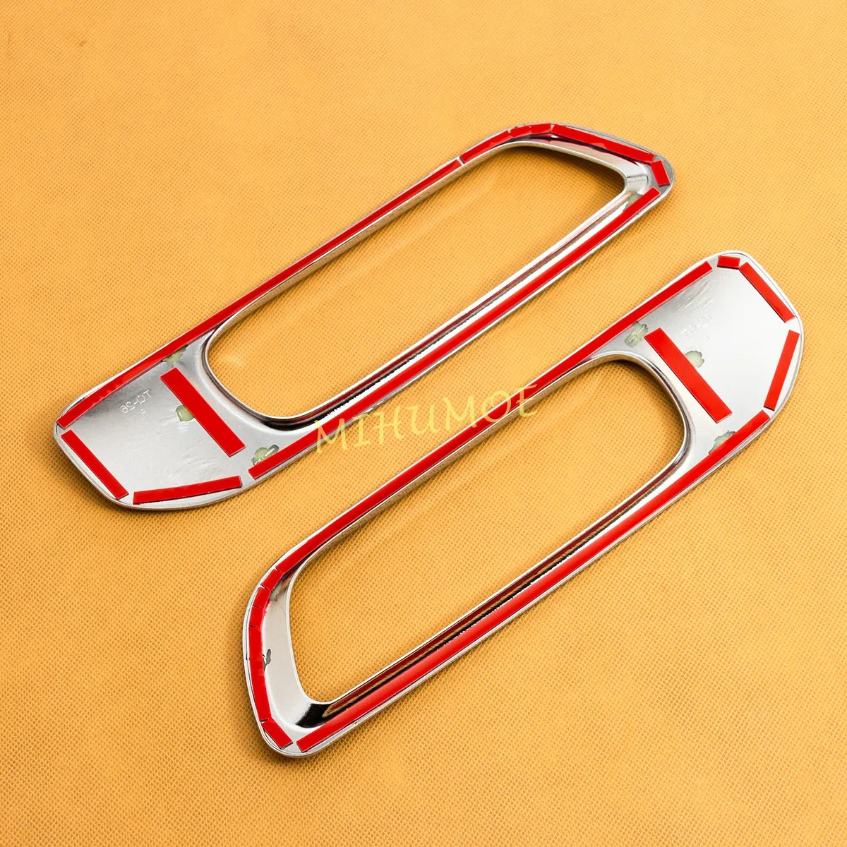 for honda pilot 2023 2024 2025 car abs chrome front bumper fog light lamp frame trim cover decorate sticker for honda pilot 2023 2024 2025 car abs chrome front bumper fog light lamp frame trim cover decorate sticker