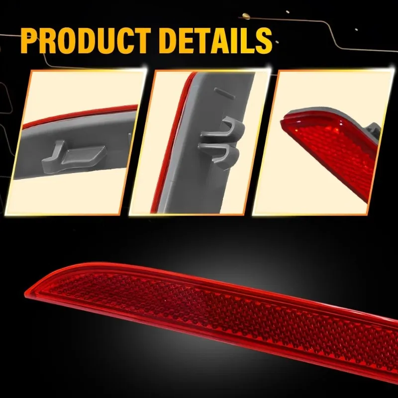 replacement rear bumper reflector for ford explorer 2016 2019 fb5z15a449d fb5z15a449c replacement rear bumper reflector for ford explorer 2016 2019 fb5z15a449d fb5z15a449c