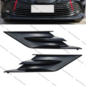 for toyota camry 2018 2019 2020 car glossy black front headlight side grille molding cover trim