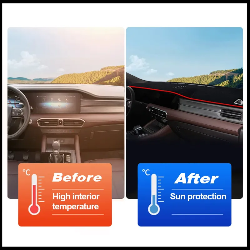 vtear car dashboard mat anti slip pad decoration interior anti dirty carpet parts trim for chery jetour x90 plus vtear car dashboard mat anti slip pad decoration interior anti dirty carpet parts trim for chery jetour x90 plus