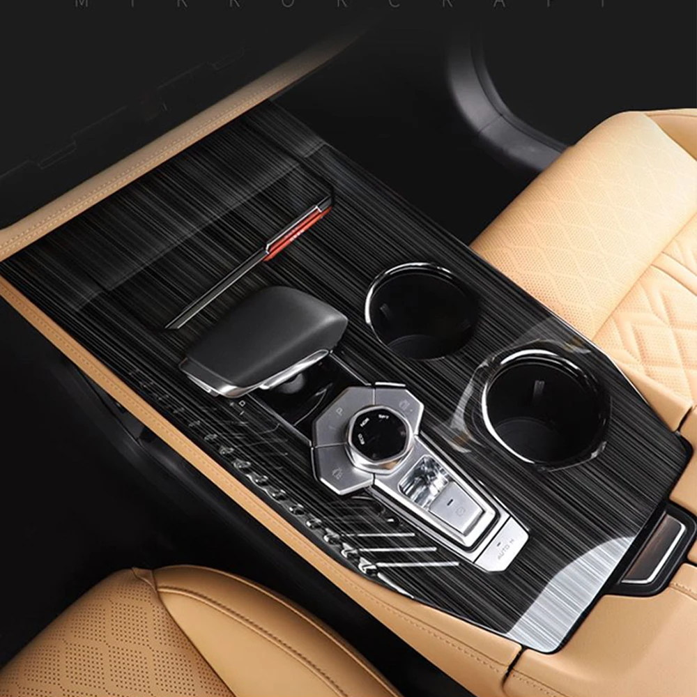 for changan uni k unik 2021 2022 2023 stainless car central console gear shift panel frame sticker water cup cover trim for changan uni k unik 2021 2022 2023 stainless car central console gear shift panel frame sticker water cup cover trim