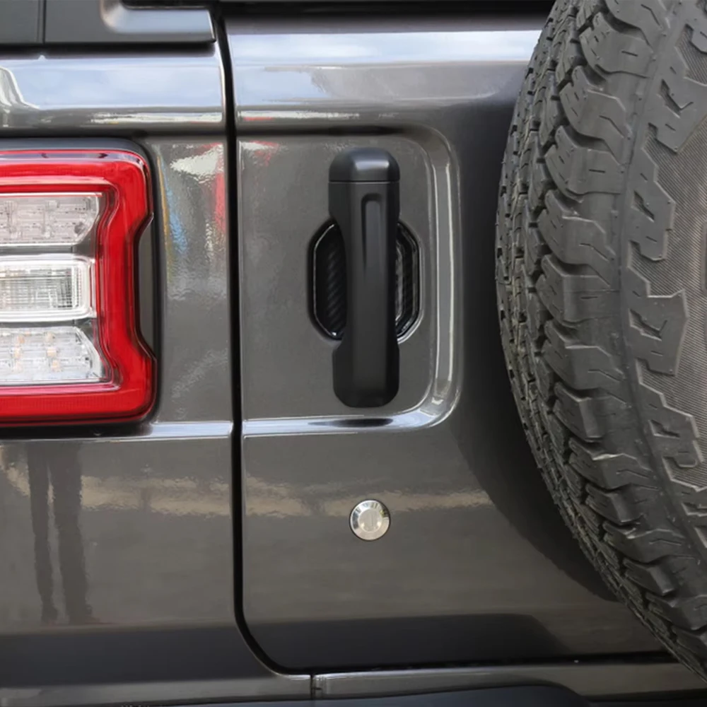 outer door handle bowl cover trim for jeep wrangler jl 4xe gladiator jt 2018 2024 2/4door carbon fibre exterior part outer door handle bowl cover trim for jeep wrangler jl 4xe gladiator jt 2018 2024 2/4door carbon fibre exterior part
