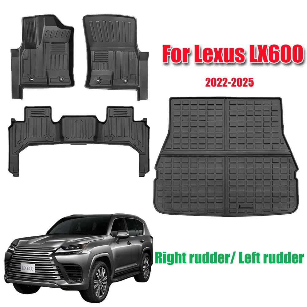 3d tpe floor mats custom for lexus lx600 2022 2023 2024 2025 all weather protector tpe car liners&trunk mat accessories 3d tpe floor mats custom for lexus lx600 2022 2023 2024 2025 all weather protector tpe car liners&trunk mat accessories
