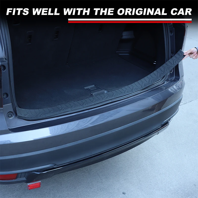 for honda pilot 2016 2017 2018 2022 tailgate external guard car rear bumper guard exterior modification accessories silicone for honda pilot 2016 2017 2018 2022 tailgate external guard car rear bumper guard exterior modification accessories silicone