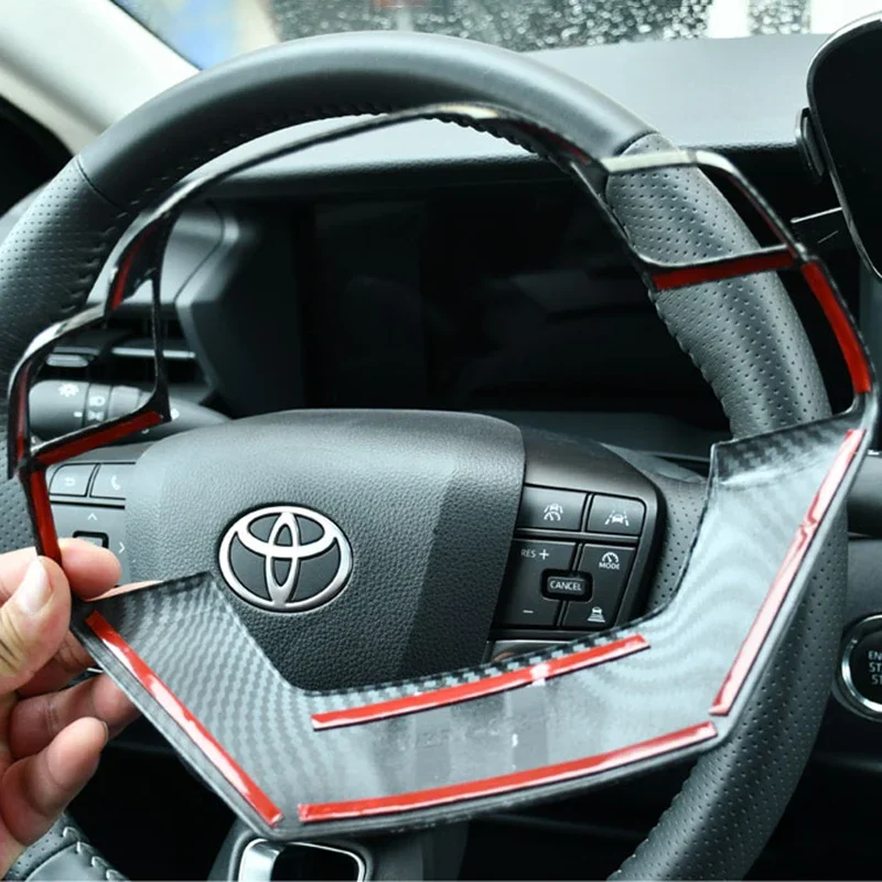 car steering wheel button switch decorative sequins cover trim for toyota 9th camry interior 2024 2025 car steering wheel button switch decorative sequins cover trim for toyota 9th camry interior 2024 2025