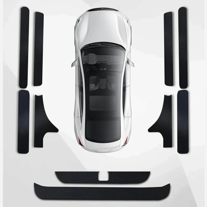 car door sill covers black door panel guards protector trim for toyota camry 8/9 th gen 2011 2025 anti scratch car door sill covers black door panel guards protector trim for toyota camry 8/9 th gen 2011 2025 anti scratch