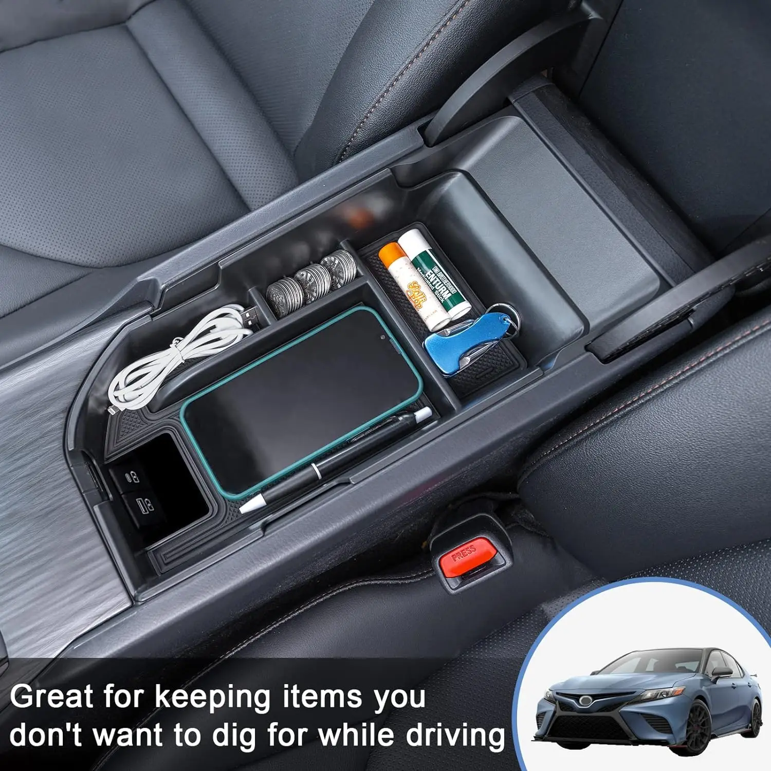 center console tray compatible with 2018 24 toyota camry xle xse and 2020 24 camry le se with dual usb ports armrest storage center console tray compatible with 2018 24 toyota camry xle xse and 2020 24 camry le se with dual usb ports armrest storage