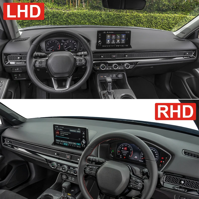 for honda civic 11th gen 2021 2022 2023 2024 2025 car dashboard mat sun shade instrument desk non slip cover for honda civic 11th gen 2021 2022 2023 2024 2025 car dashboard mat sun shade instrument desk non slip cover