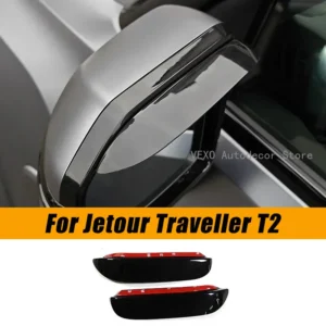 for jetour traveller t2 2023 2024 2025 shanhai car rearview mirror rain eyebrow shield car mirror anti rain cover accessories