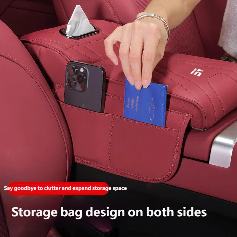 for jetour t2 shanhai t2 2024 2025 2026 car armrest box height increase pad leather protective cover storage bag car for jetour t2 shanhai t2 2024 2025 2026 car armrest box height increase pad leather protective cover storage bag car