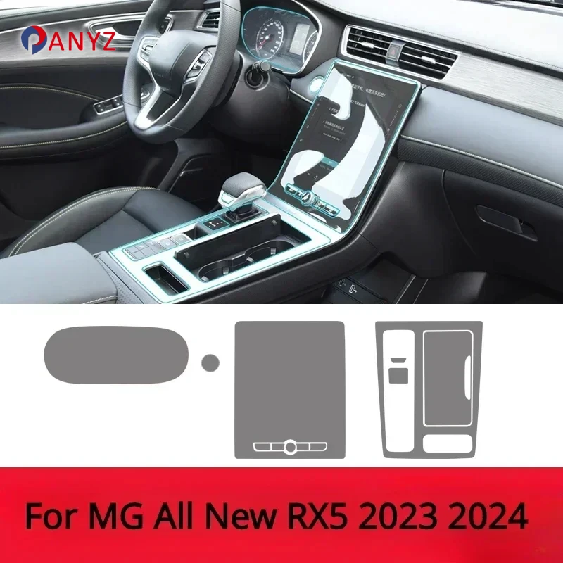 for mg all new rx5 2023 2024 interior film transparent tpu gear panel navigation center console ppf protection for mg all new rx5 2023 2024 interior film transparent tpu gear panel navigation center console ppf protection