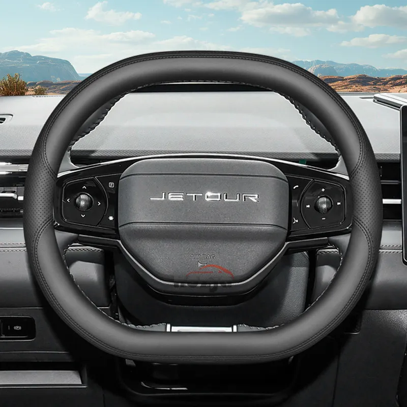 leather car steering wheel cover for jetour dashing 2024 2025 2026 leather car steering wheel cover for jetour dashing 2024 2025 2026