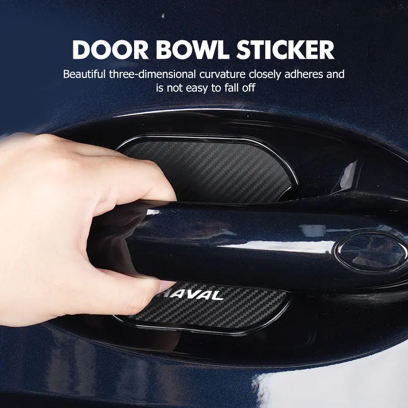 for haval 4pcs car doorknob frame decoration cover trim anti scratch protective stickers h6 jolion h9 f7x dargo h1 h2s m6 h3 h4 for haval 4pcs car doorknob frame decoration cover trim anti scratch protective stickers h6 jolion h9 f7x dargo h1 h2s m6 h3 h4
