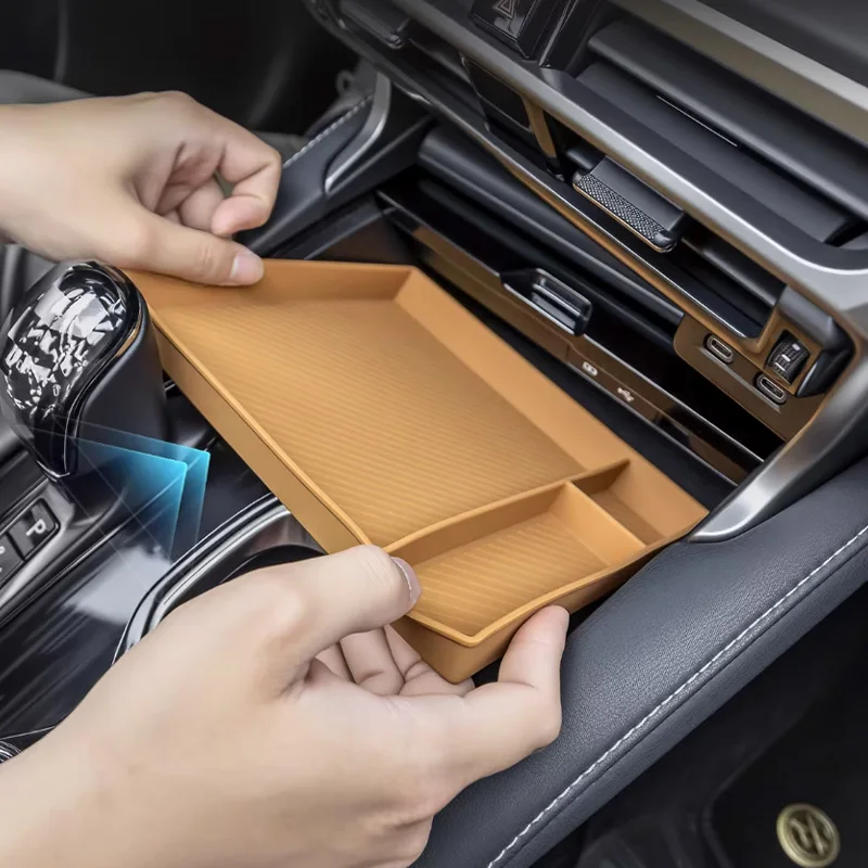 for lexus rx 300 350 350h 450h 500h 2022 2025 silicone center console storage box pad car interior modification part for lexus rx 300 350 350h 450h 500h 2022 2025 silicone center console storage box pad car interior modification part