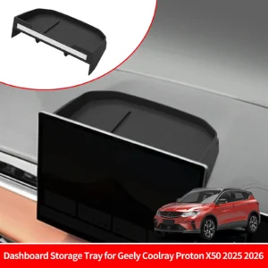 for geely coolray proton x50 2025 2026 dashboard storage box center console hidden tray behind screen accessories silicone