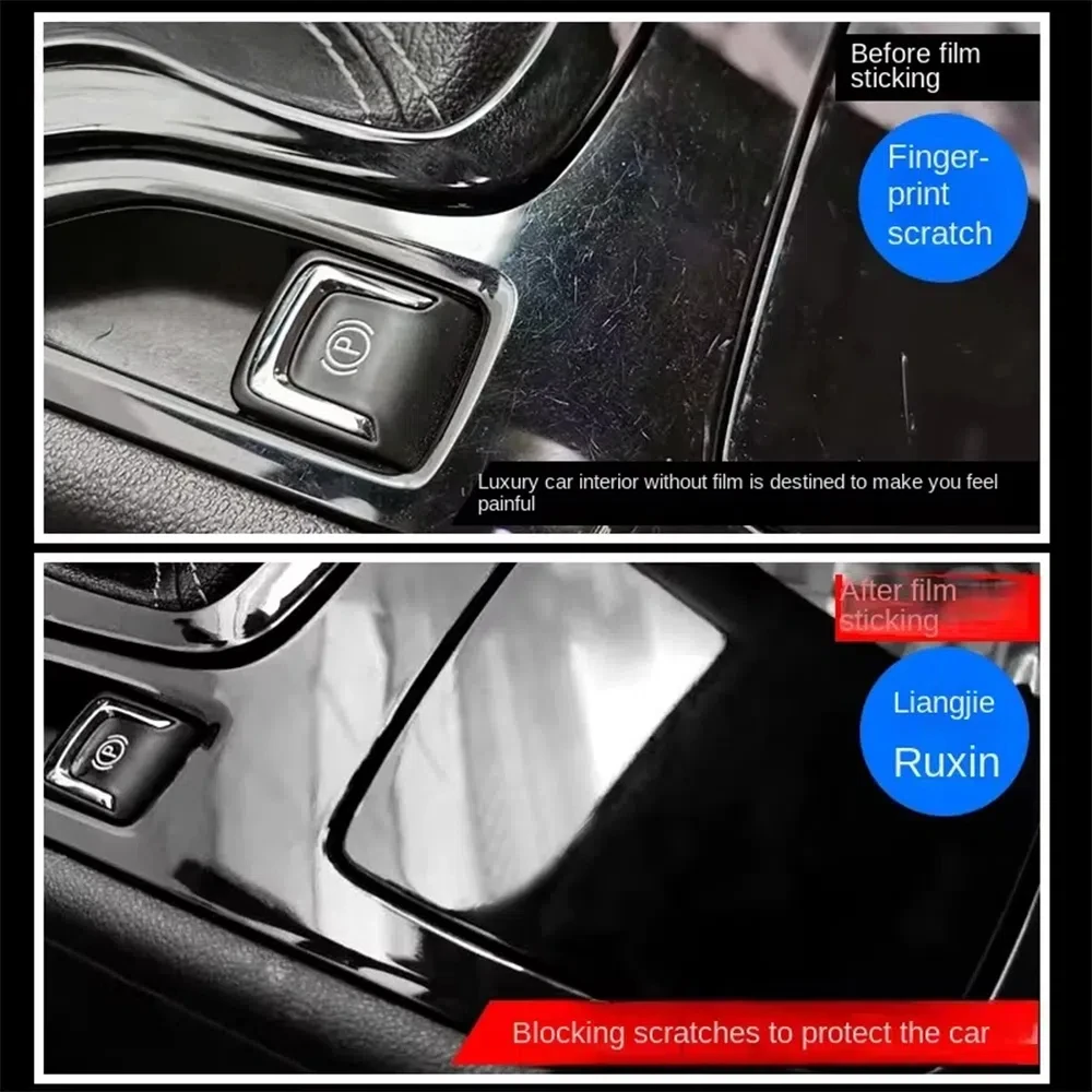 for infiniti qx80 2023 2025 pre cut car interior gearbox panel tpu protective film screen anti scratch repair stickers for infiniti qx80 2023 2025 pre cut car interior gearbox panel tpu protective film screen anti scratch repair stickers