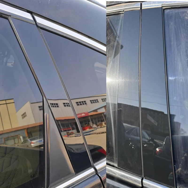 10pcs car window trim cover for toyota camry xv80 2024 2025 2026 black center column post pillar body stickers car 10pcs car window trim cover for toyota camry xv80 2024 2025 2026 black center column post pillar body stickers car