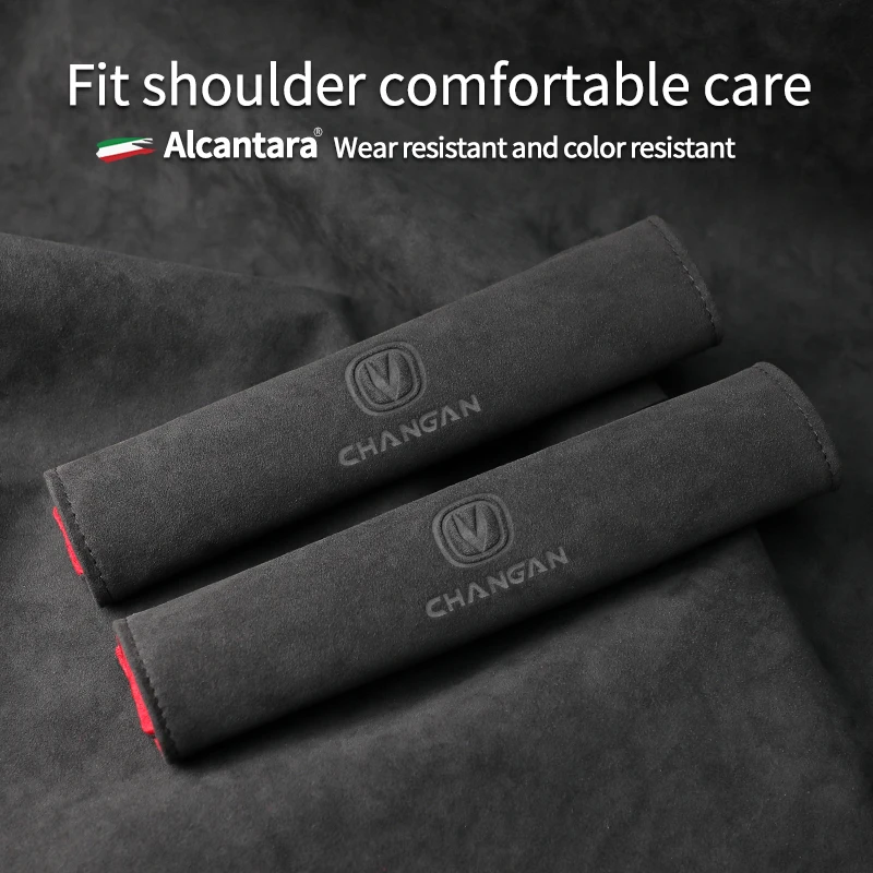 for changan cs35 cs55 plus cs75 cs85 cs95 uni v uni t uni k hunter f70 alcantara suede car interior safety belt shoulder guards for changan cs35 cs55 plus cs75 cs85 cs95 uni v uni t uni k hunter f70 alcantara suede car interior safety belt shoulder guards