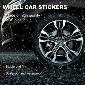 for mg 3d logo car wheel center hub cap stickers waterproof decal rx5 rx8 350 550 6 3 5 7 zr zs hs gs gt hector