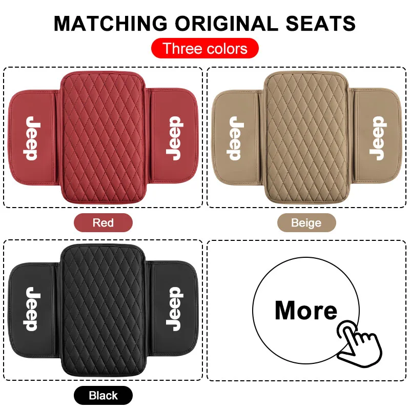 1pcs leather car armrest mat tissue boxes height pad armrest box for jeep wrangler grand cherokee renegade tyre stem air caps 1pcs leather car armrest mat tissue boxes height pad armrest box for jeep wrangler grand cherokee renegade tyre stem air caps