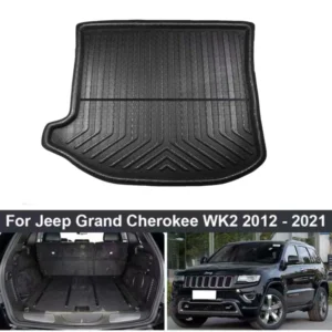 for jeep grand cherokee wk2 2012 2021 car tail trunk mat boot tray liner floor cargo mud pad eva texture