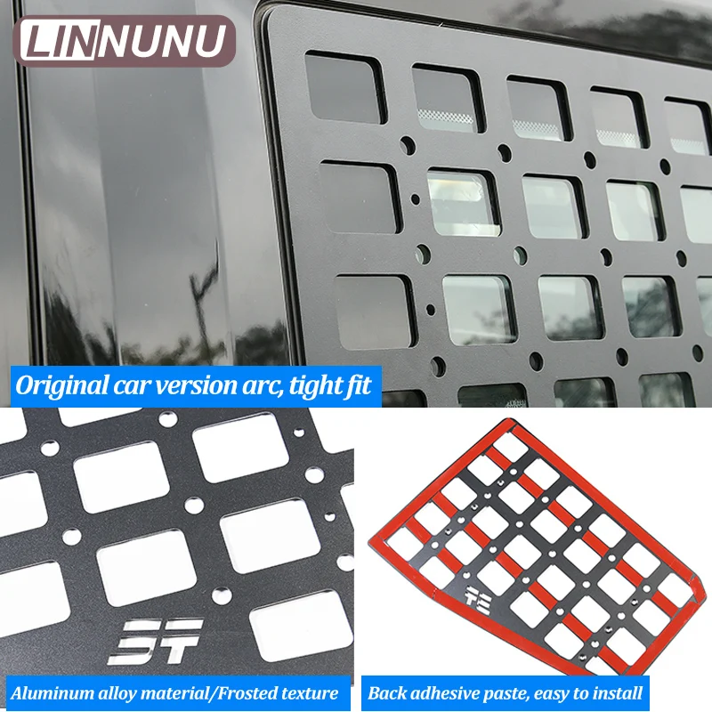 linnunu side window mecha mesh aluminum alloy for chery jetour traveller t2 modified rear window sticker personalize decor cover linnunu side window mecha mesh aluminum alloy for chery jetour traveller t2 modified rear window sticker personalize decor cover