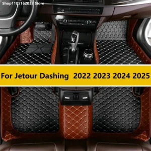 for jetour dashing 2022 2023 2024 2025 auto front & rear row full set carpet pads foot matts rugs