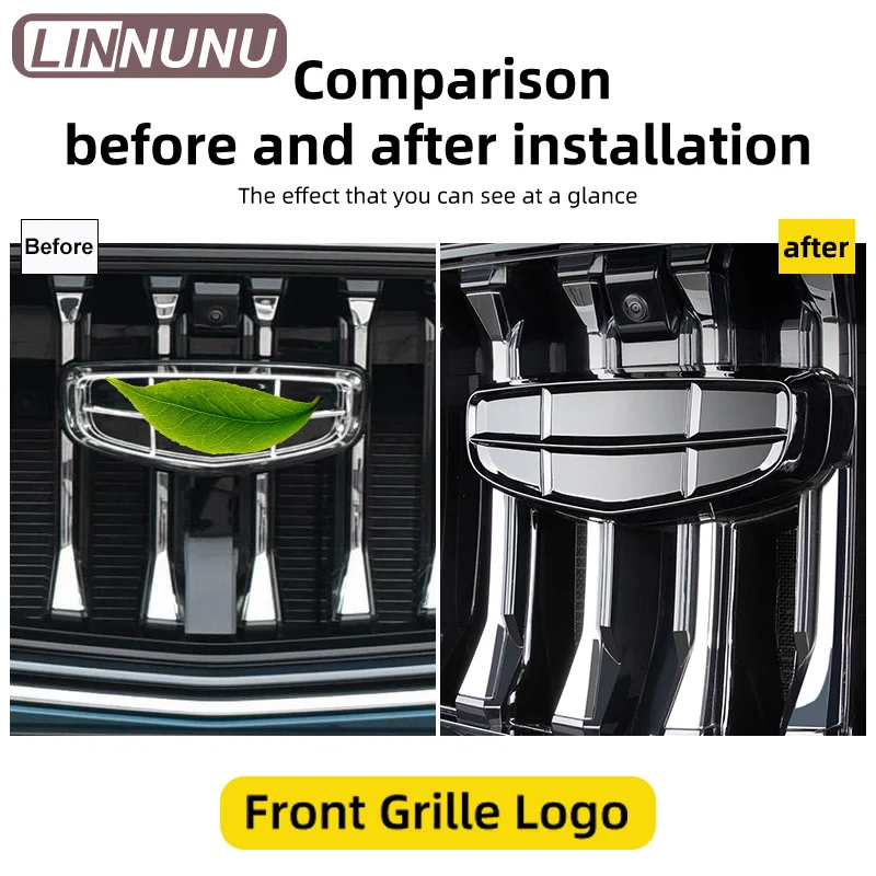linnunu fit for kx11 geely monjaro xingyue l car steering wheel logo cma front grille badge emblem cover hub sticker linnunu fit for kx11 geely monjaro xingyue l car steering wheel logo cma front grille badge emblem cover hub sticker
