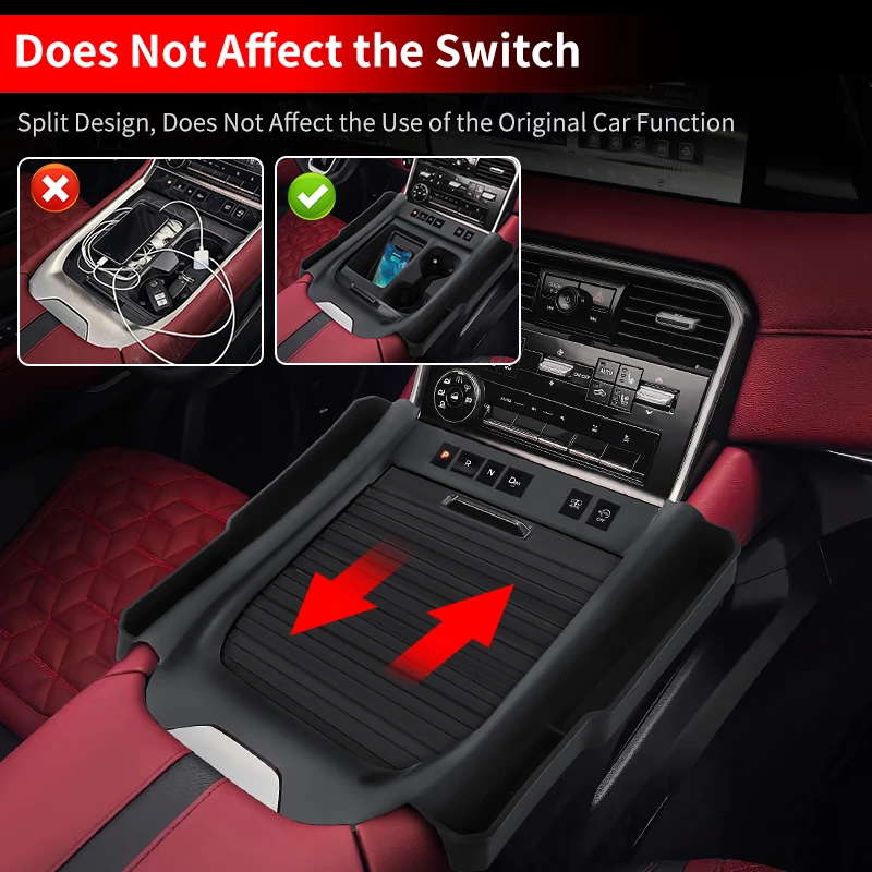 for nissan 2020 2024 2025 2026 patrol y62 y63 center console silicone cover anti scratch protective case for cup holder armrest for nissan 2020 2024 2025 2026 patrol y62 y63 center console silicone cover anti scratch protective case for cup holder armrest