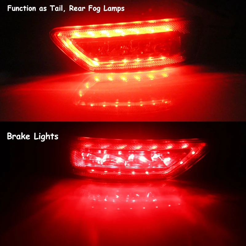 red led rear bumper reflector lights, tail/brake & rear fog lights for 2011 up jeep grand cherokee wk2, compass & dodge journey red led rear bumper reflector lights, tail/brake & rear fog lights for 2011 up jeep grand cherokee wk2, compass & dodge journey