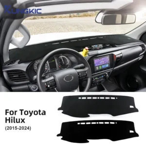 for toyota hilux 2015 2016 2017 2018 2019 2020 2024 car dashboard cover premium flannel mat avoid light pad anti uv case carpet