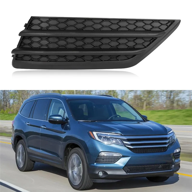 for honda pilot 2016 2018 side fog lamp bezel front fog light grille cover for honda pilot 2016 2018 side fog lamp bezel front fog light grille cover