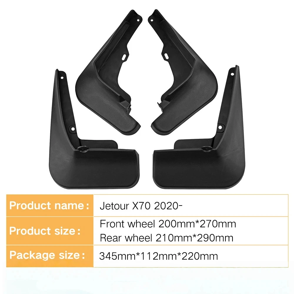 for chery jetour x70 2020 2024 car tire fender splash guard front and rear wheel fender auto parts for chery jetour x70 2020 2024 car tire fender splash guard front and rear wheel fender auto parts