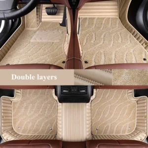 best quality! custom car floor mats for toyota land cruiser 200 2021 2007 5 seats waterproof double layers carpets for lc200