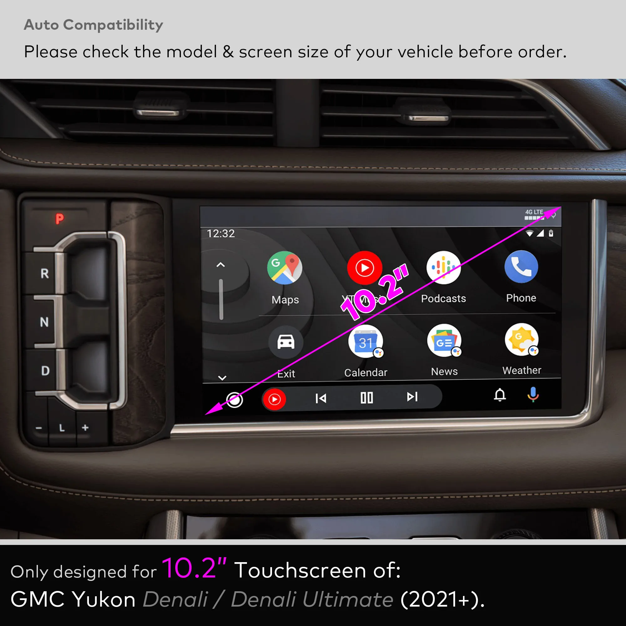 tempered glass screen protector for 2021 2022 2023 2024 gmc yukon & yukon xl denali / denali ultimate 10.2 inch touch screen tempered glass screen protector for 2021 2022 2023 2024 gmc yukon & yukon xl denali / denali ultimate 10.2 inch touch screen