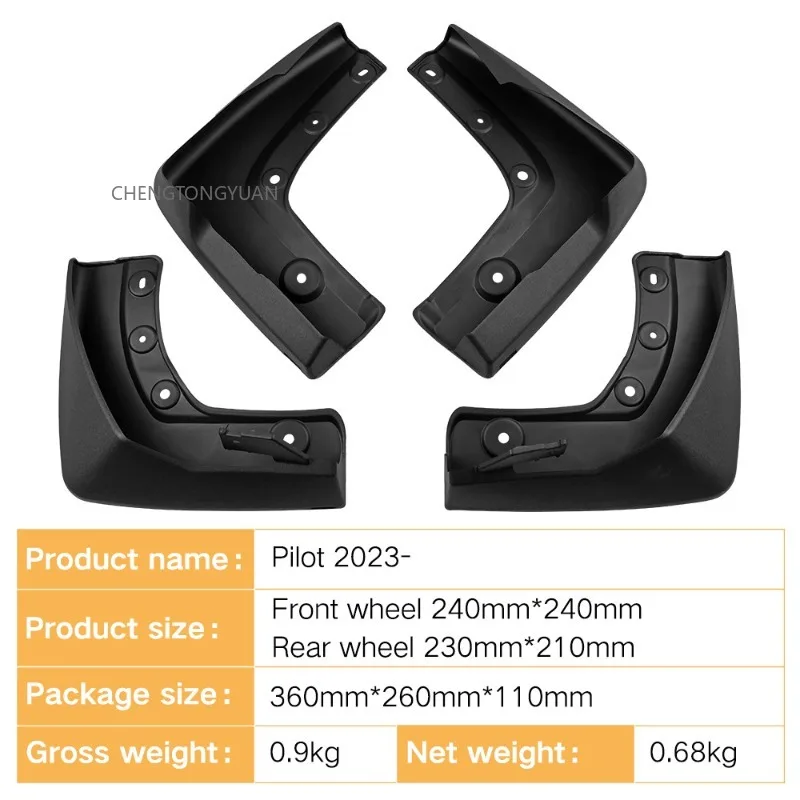 auto exterior parts car mud flaps mudguard splash guards black abs 4piece set for honda pilot 2023 2024 fender protector perfect auto exterior parts car mud flaps mudguard splash guards black abs 4piece set for honda pilot 2023 2024 fender protector perfect