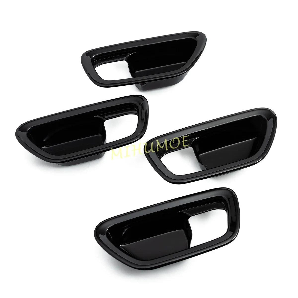 4pcs glossy black inner door handle bowl panel cover trims for honda pilot 2023 2024 2025 interior mouldings 4pcs glossy black inner door handle bowl panel cover trims for honda pilot 2023 2024 2025 interior mouldings